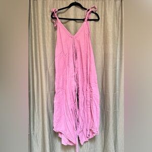 Pink Women's Jumpsuit
